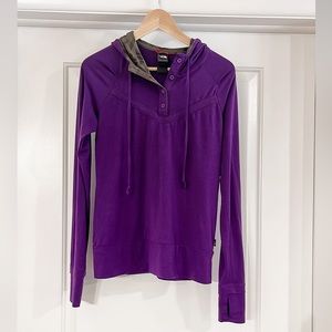 North Face Lightweight Purple Hoodie